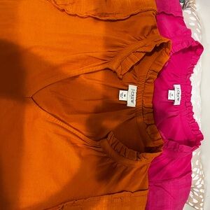 Set of 2 JCrew Blouses. Size M